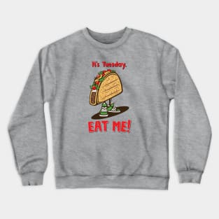 Taco Tuesday Red Crewneck Sweatshirt